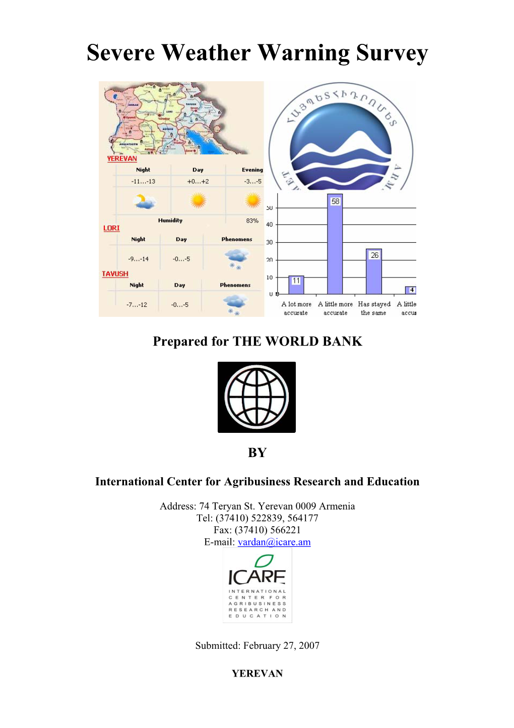 Severe Weather Warning Survey