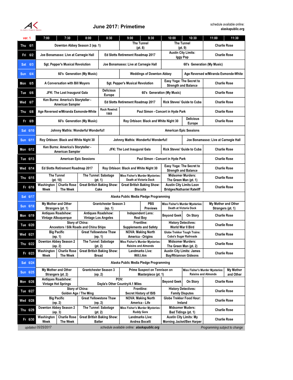 June 2017: Primetime Alaskapublic.Org