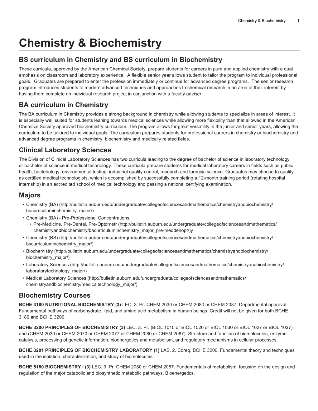 Chemistry & Biochemistry