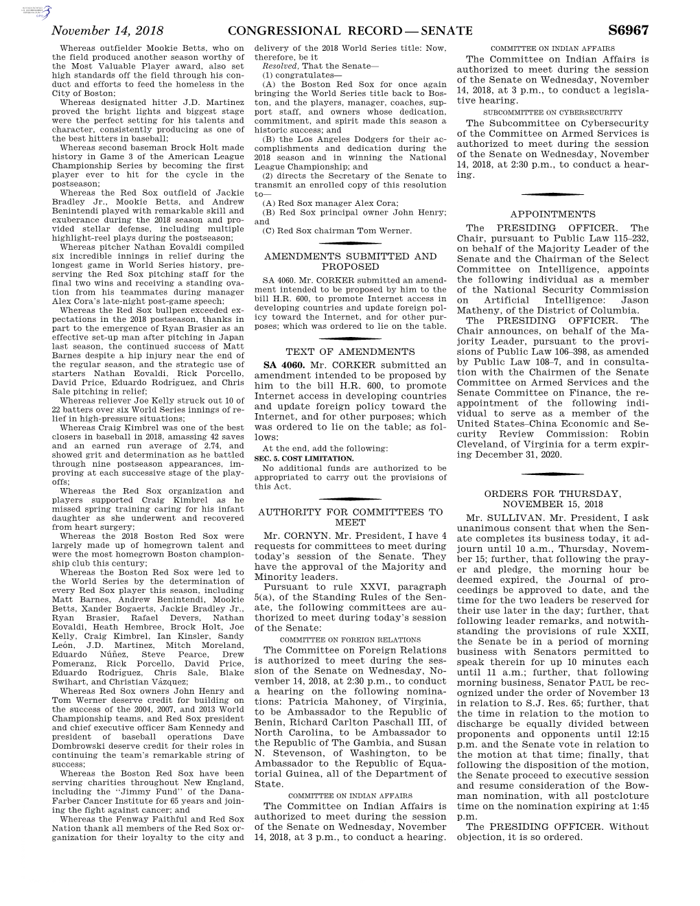 Congressional Record—Senate S6967