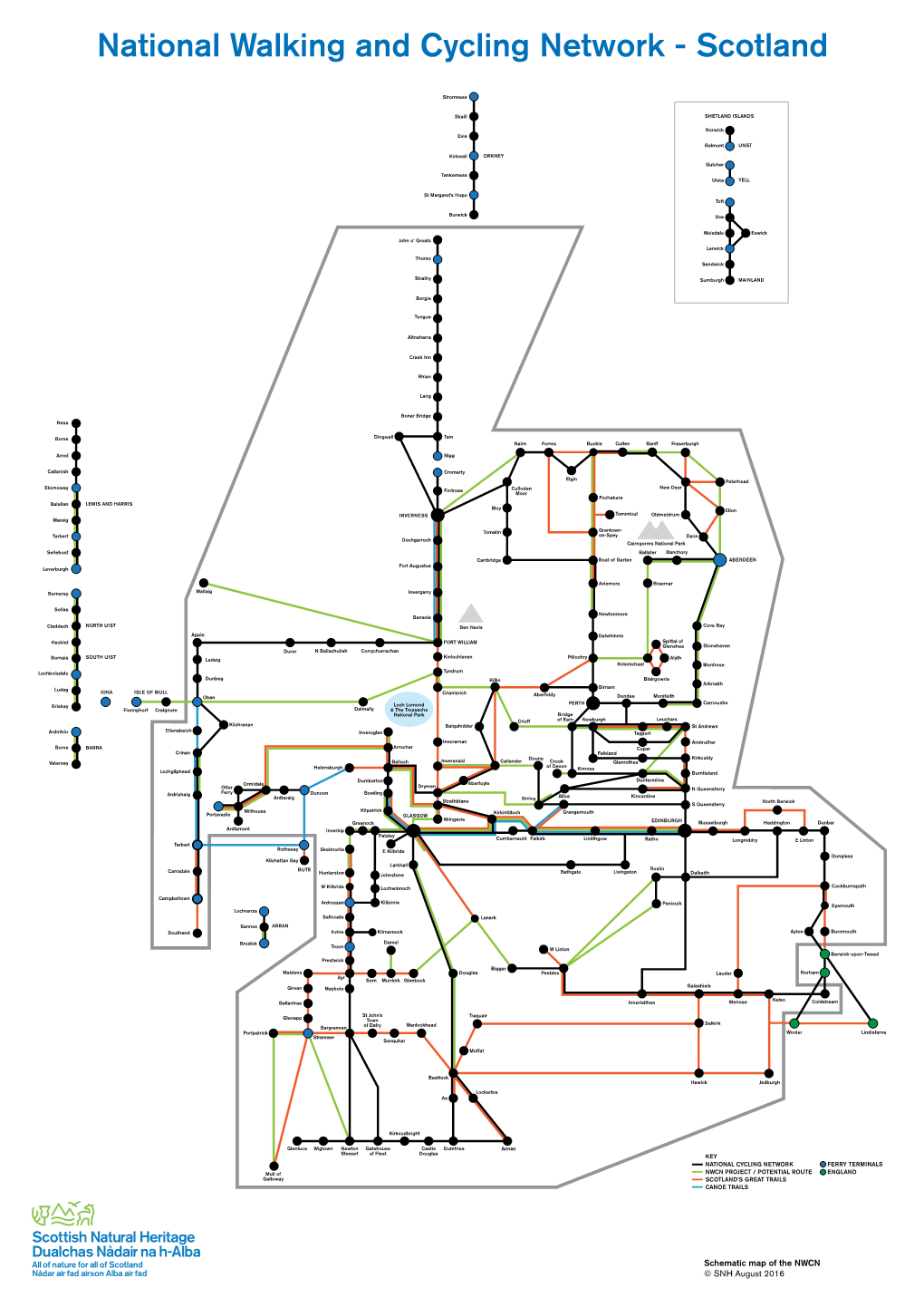 National Walking and Cycling Network – Scotland