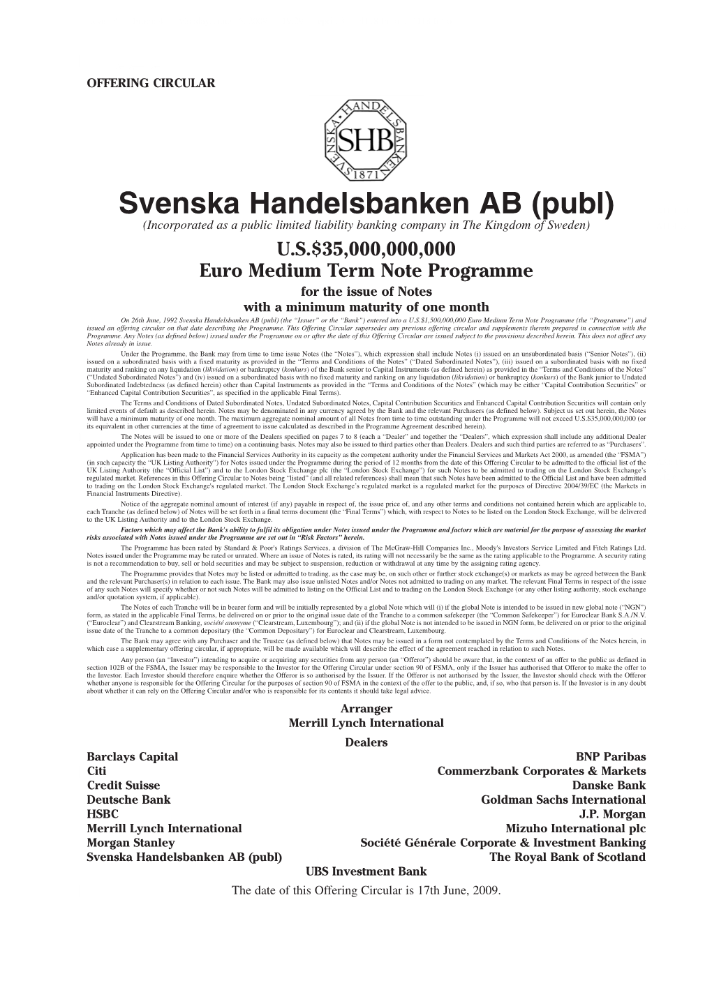 Svenska Handelsbanken AB