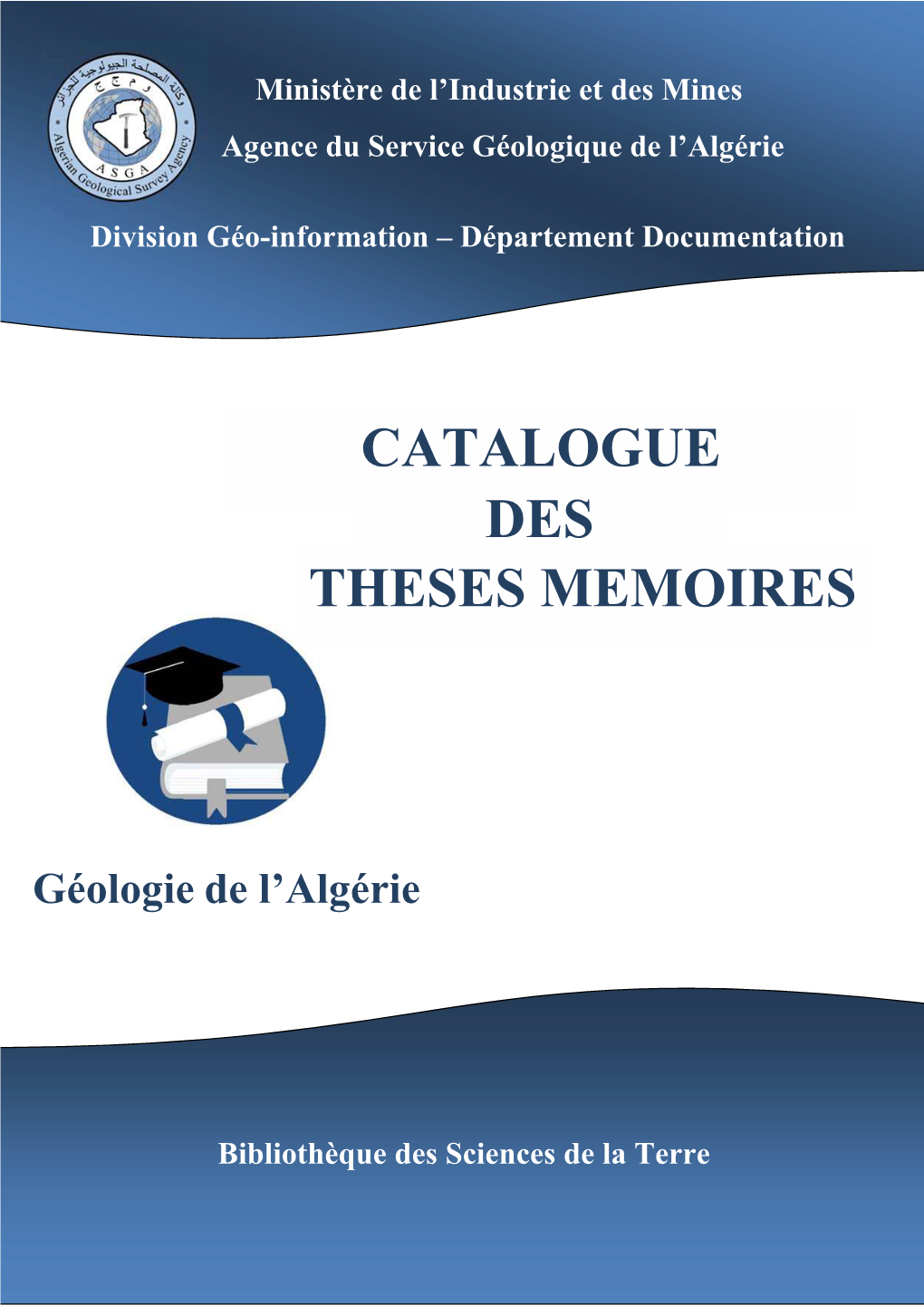 Catalogue Theses Memoires
