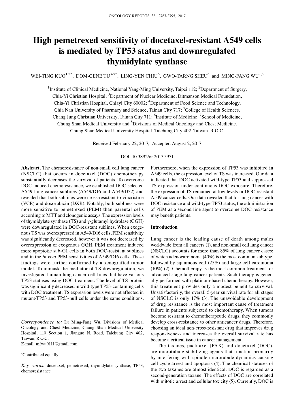 Downloaded from the National Institutes of Health to Were Cross-Resistant to VCR and DXR (15)