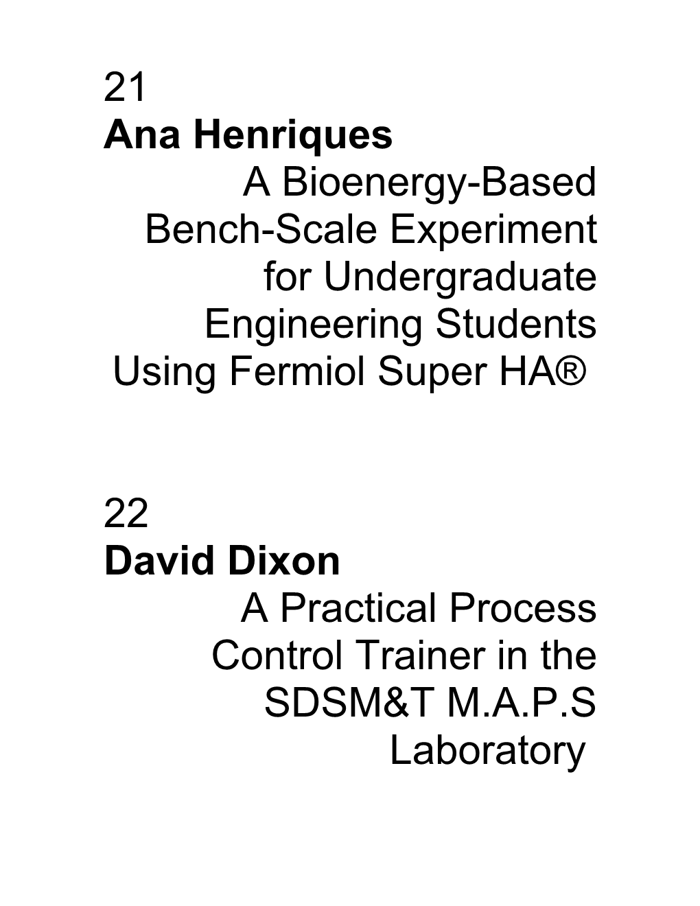 A Practical Process Control Trainer in the SDSM&T M.A.P.S Laboratory