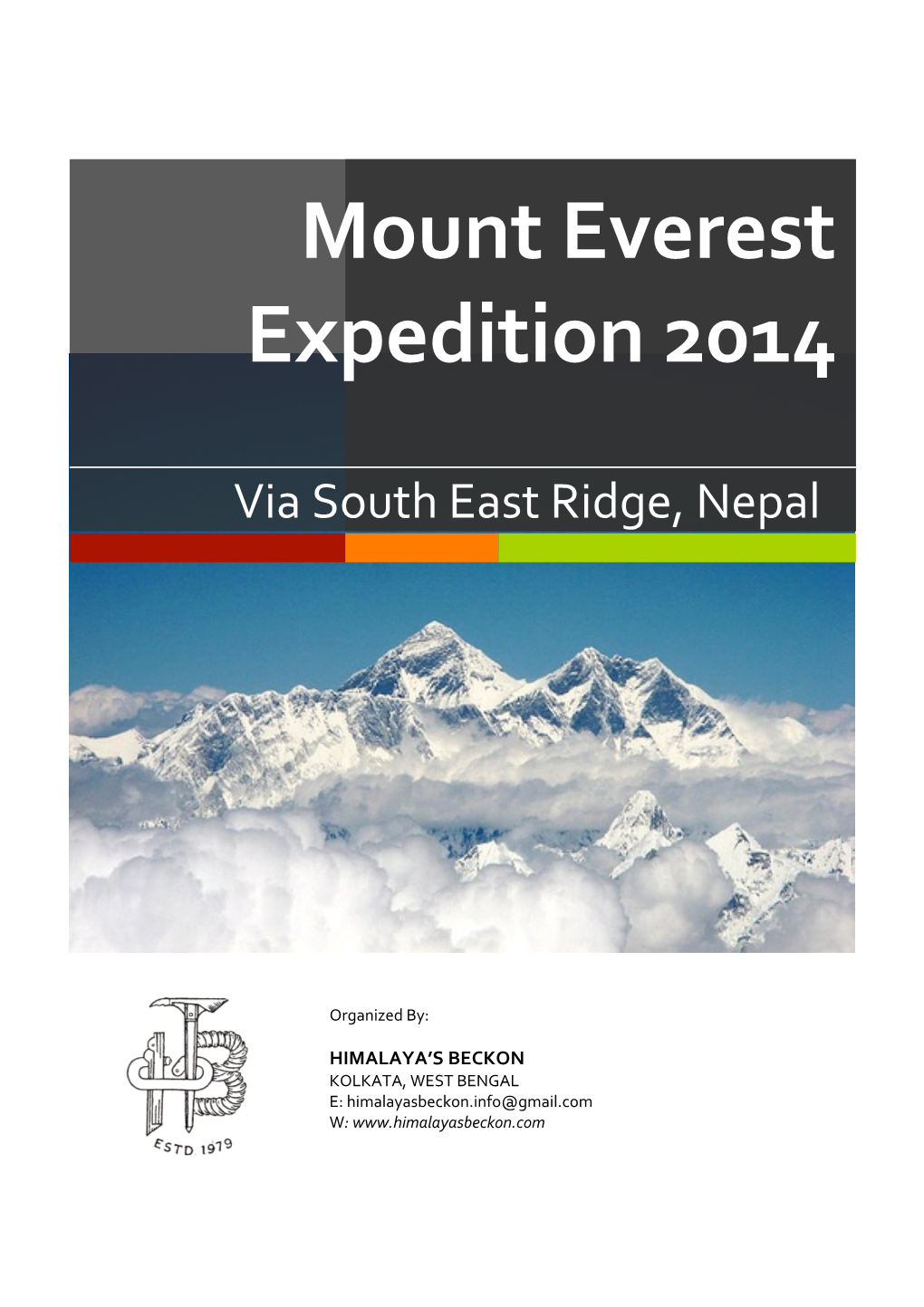 Mount&Everest& Expedition&2014