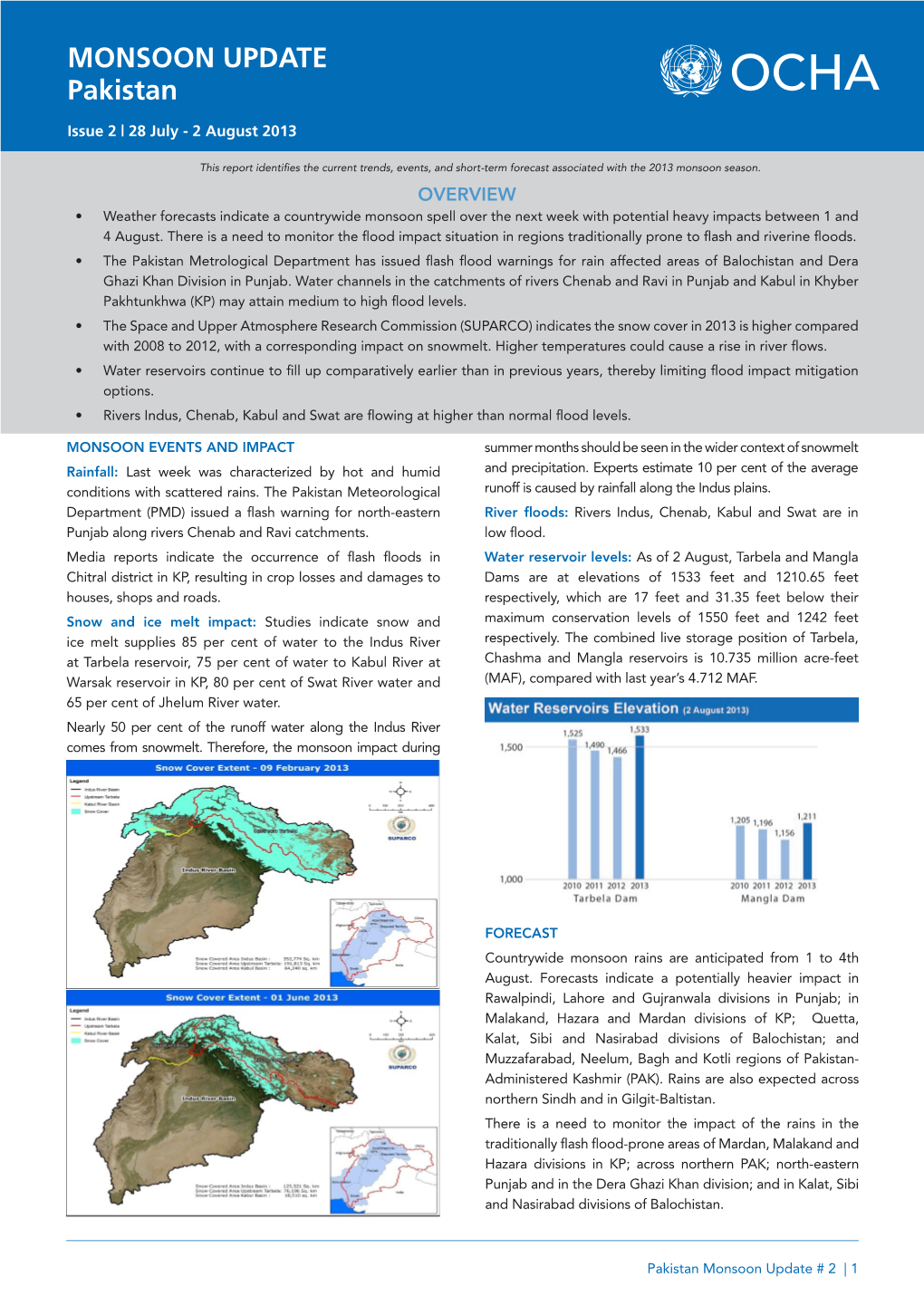 MONSOON UPDATE Pakistan