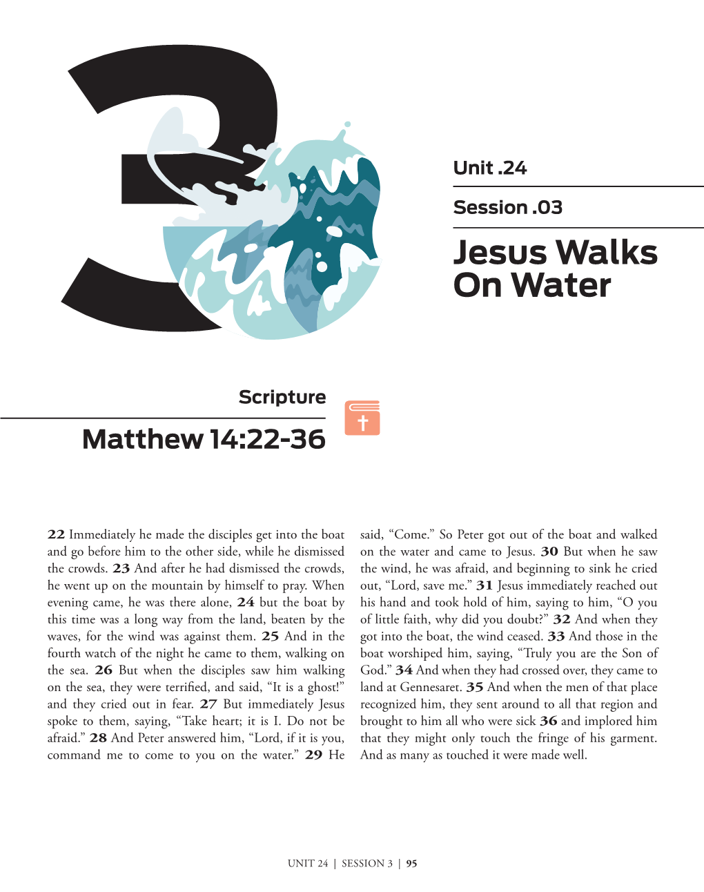 Jesus Walks on Water