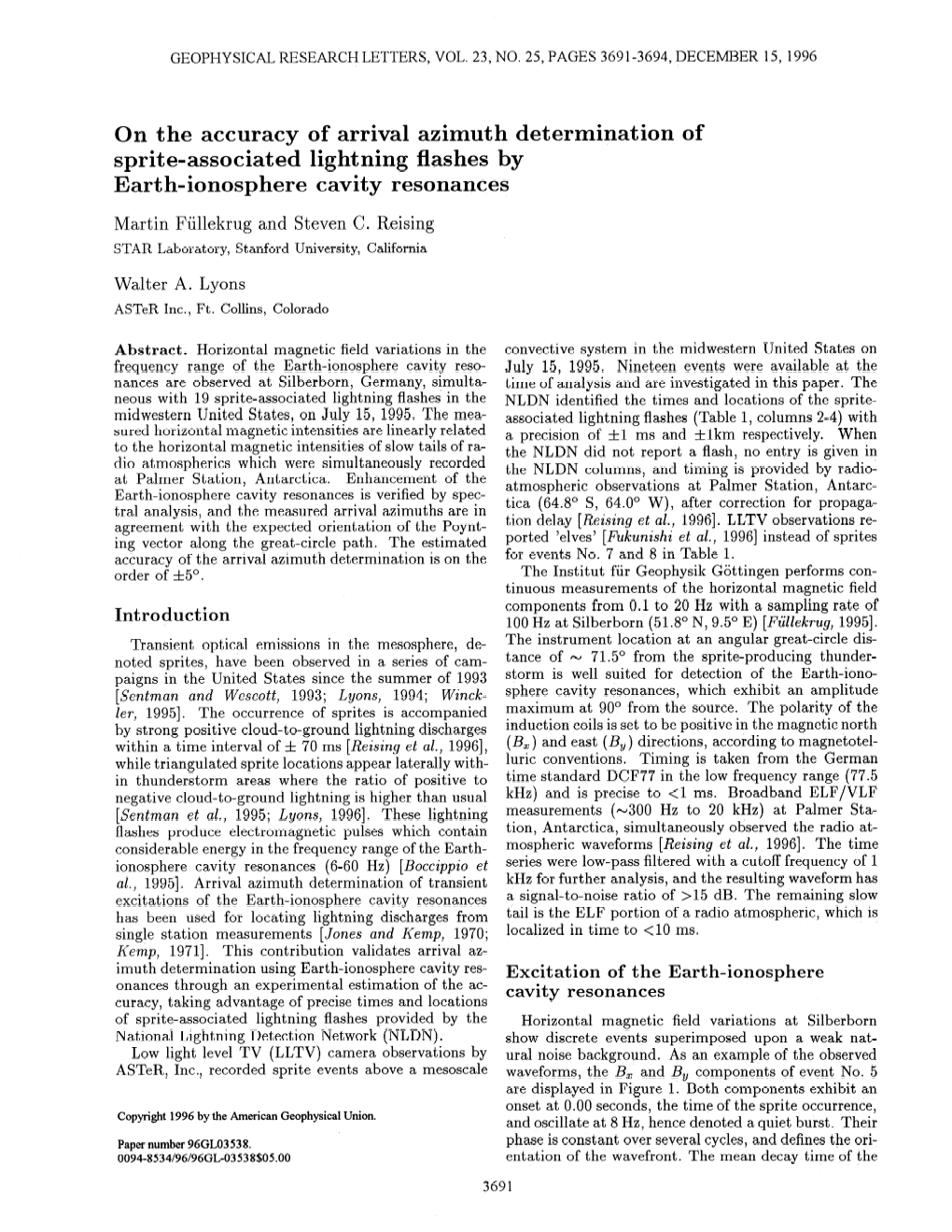 On the Accuracy of Arrival Azimuth Determination of Sprite-Associated Lightning Flashes by Earth-Ionosphere Cavity Resonances