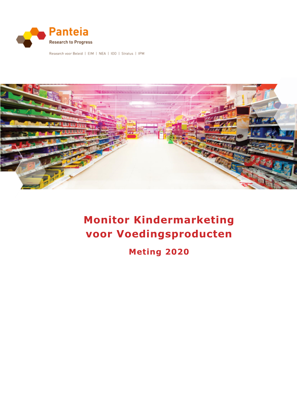 Monitor Kindermarketing Voor Voedingsproducten
