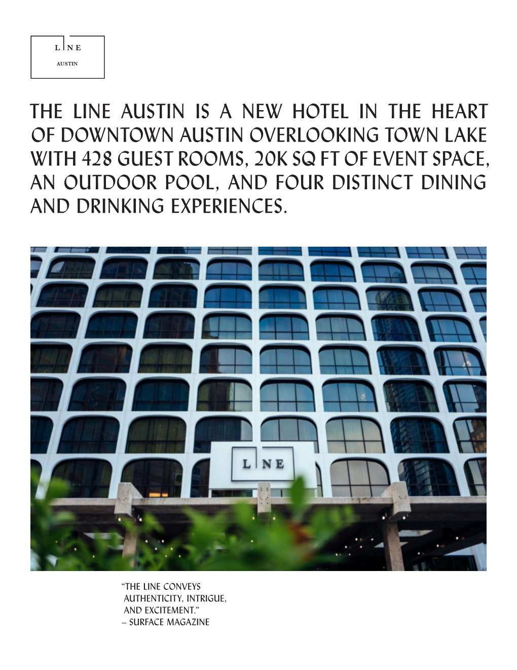 The Line Austin Is a New Hotel in the Heart of Downtown