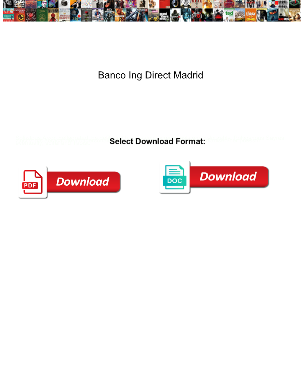 Banco Ing Direct Madrid