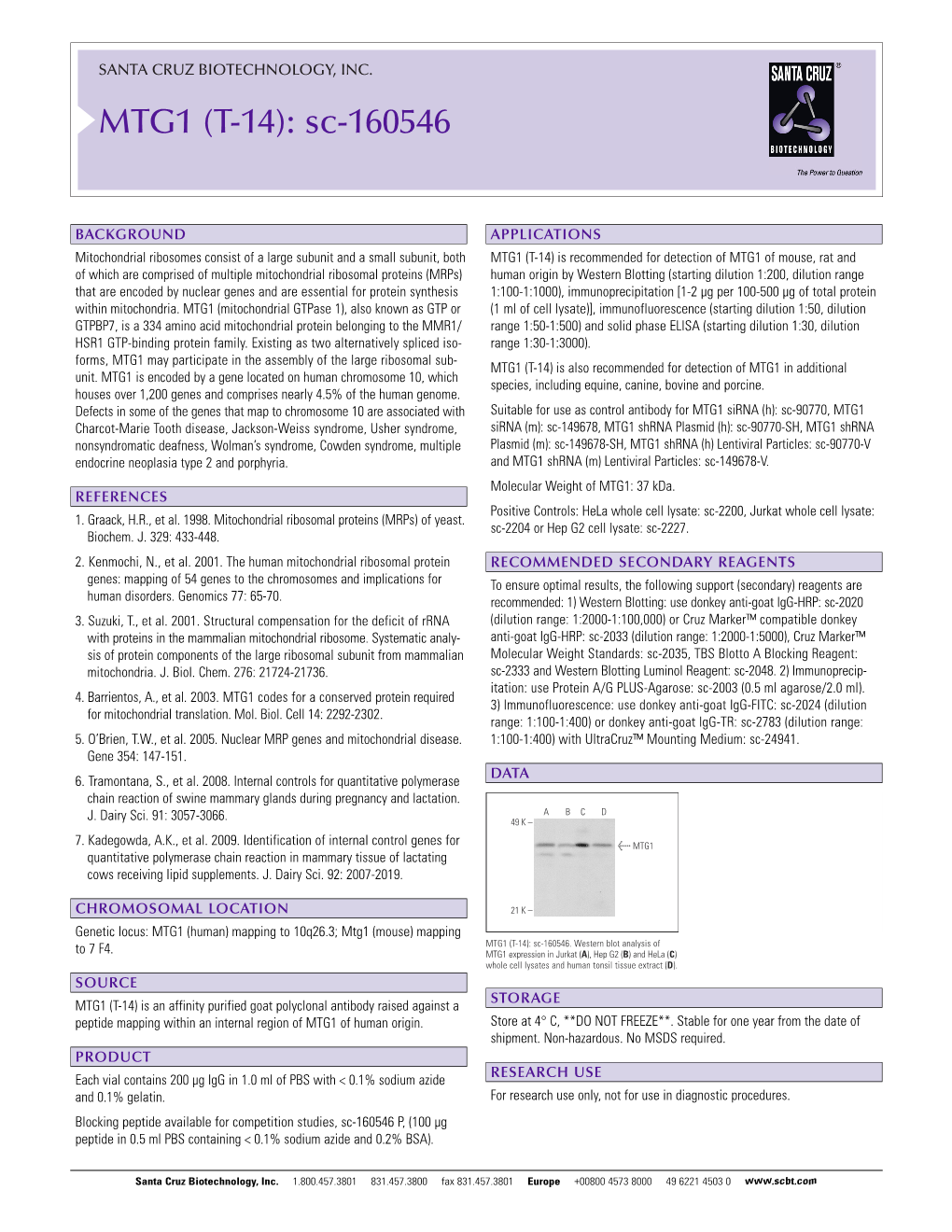 MTG1 (T-14): Sc-160546