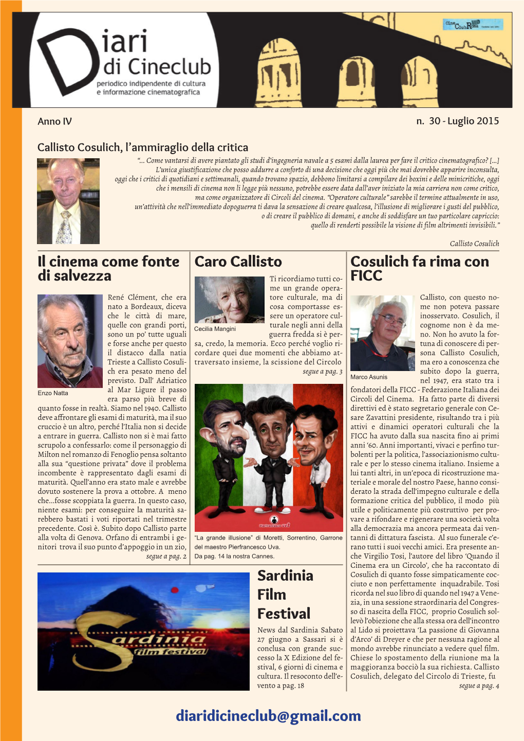 Diari Di Cineclub N. 30