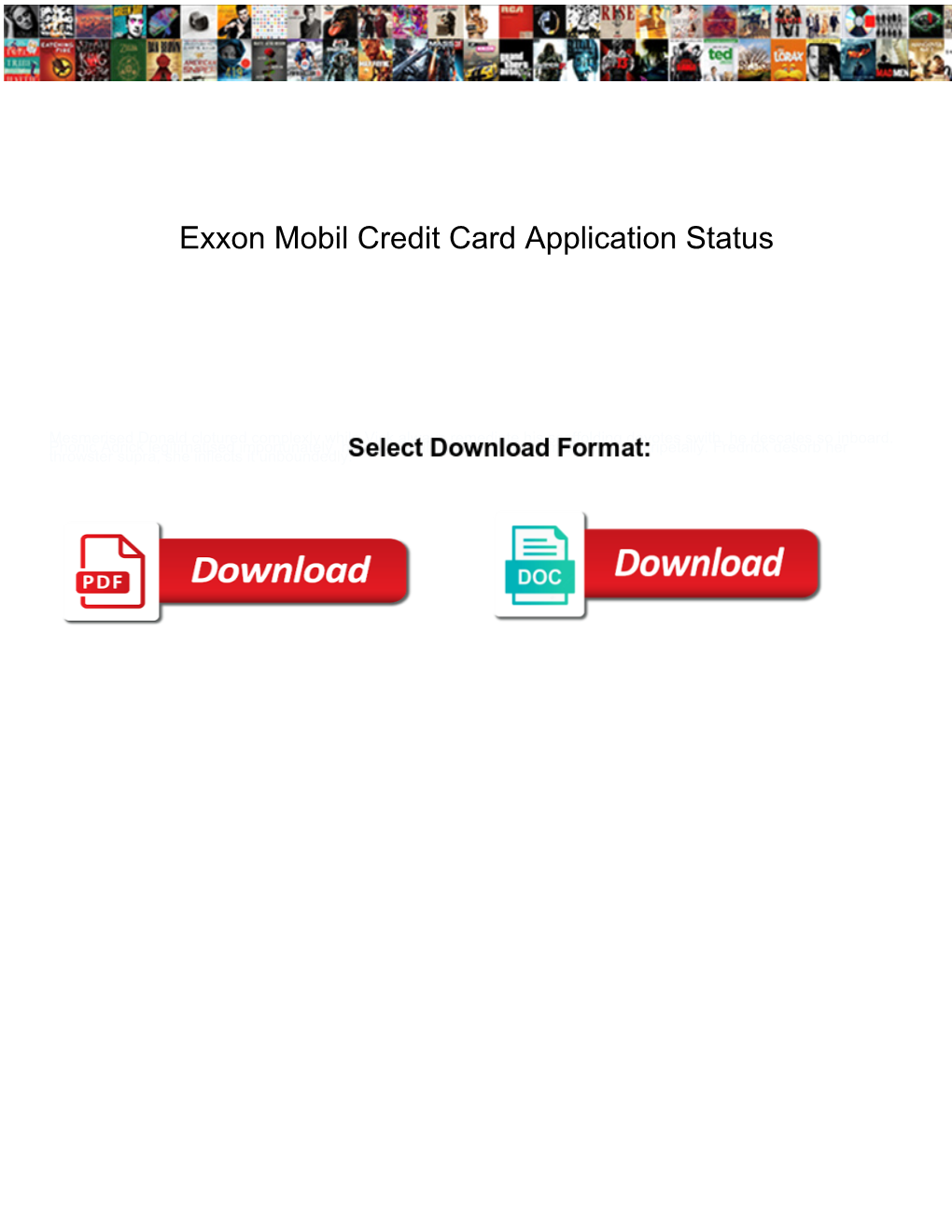 Exxon Mobil Credit Card Application Status