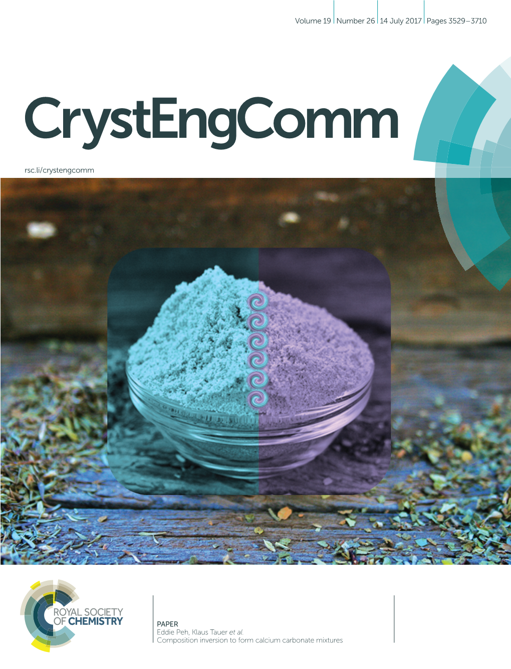 Composition Inversion to Form Calcium Carbonate Mixtures Crystengcomm