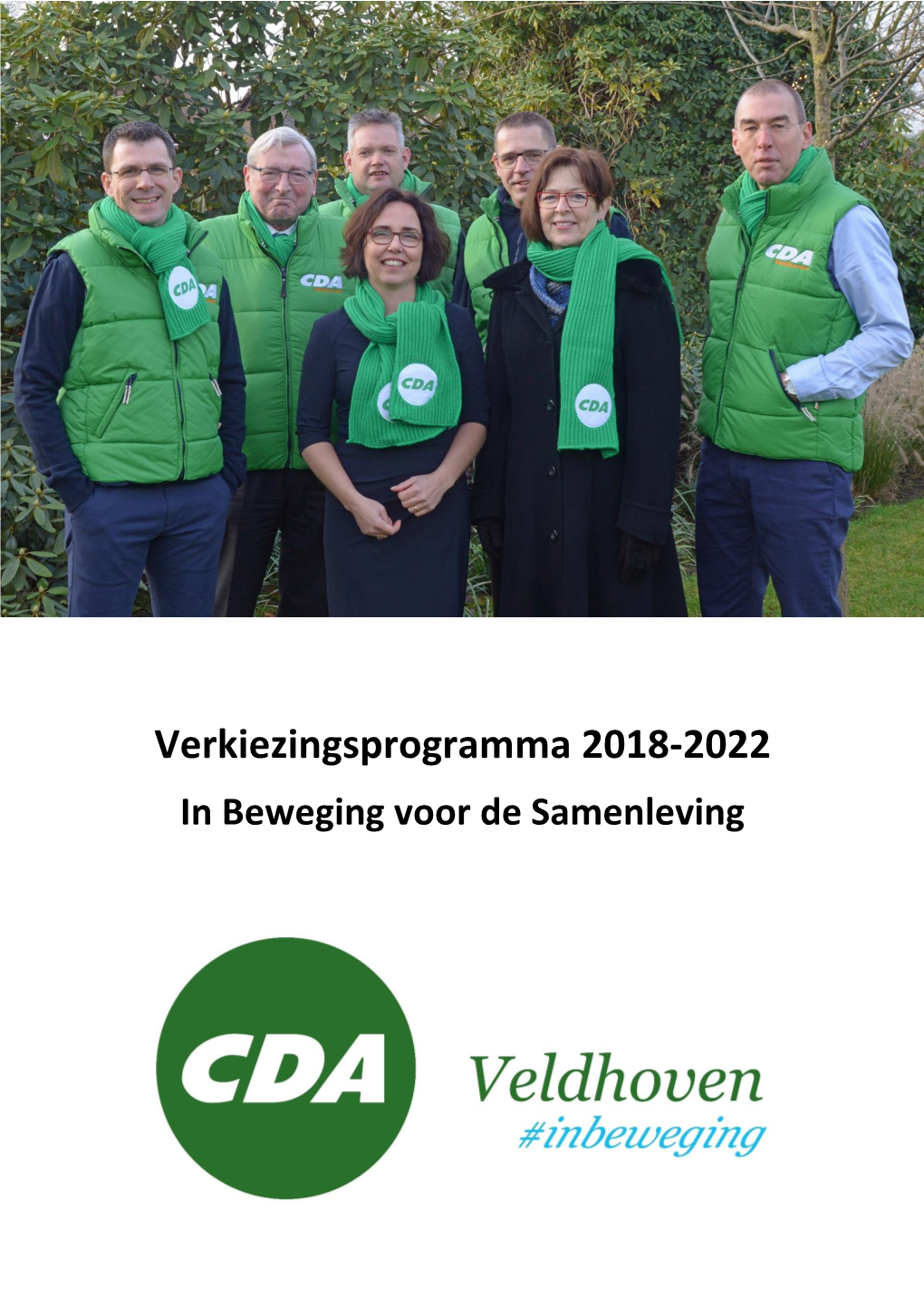 Programma CDA Veldhoven 2018