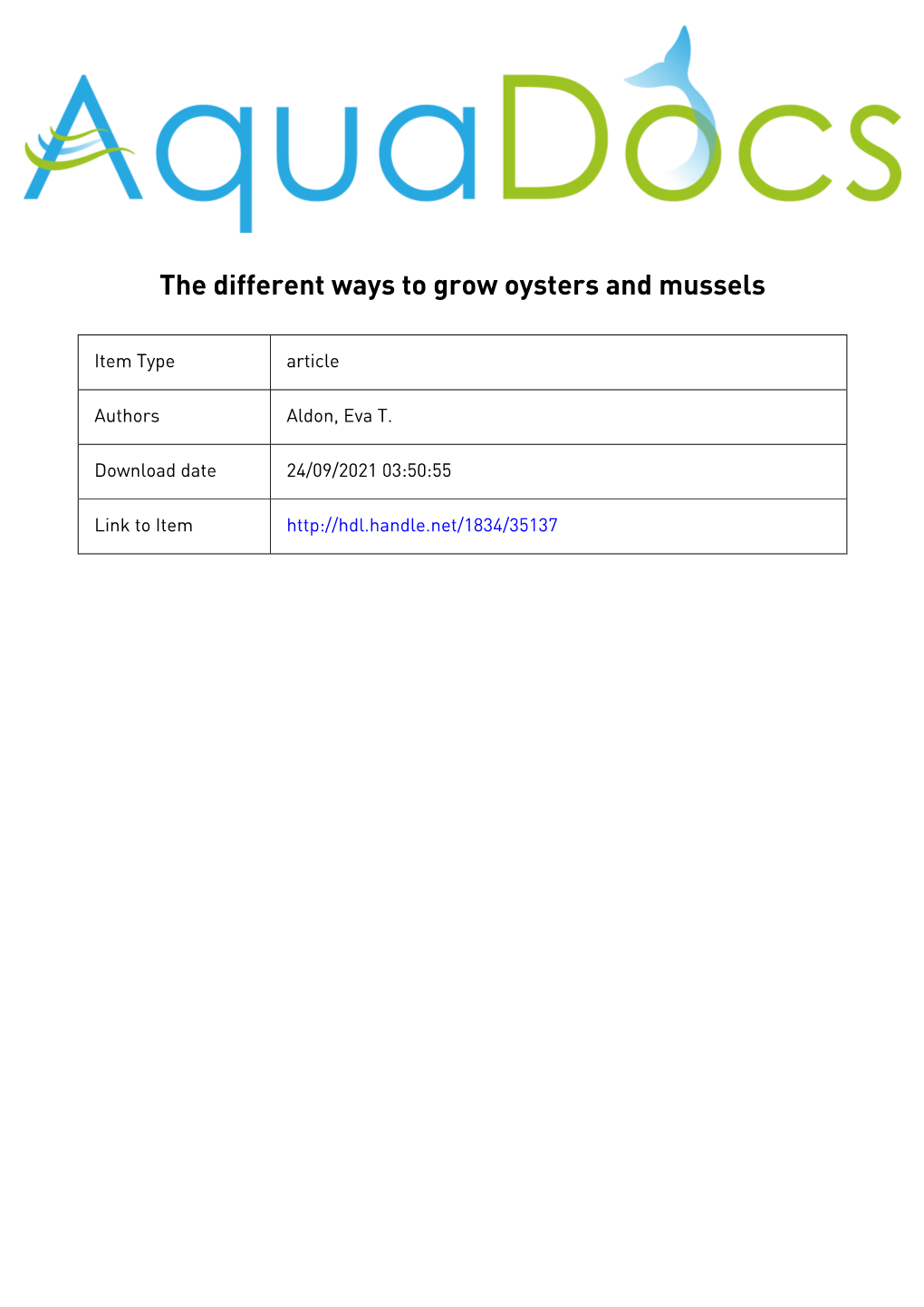 The Different Ways to Grow Oysters and Mussels