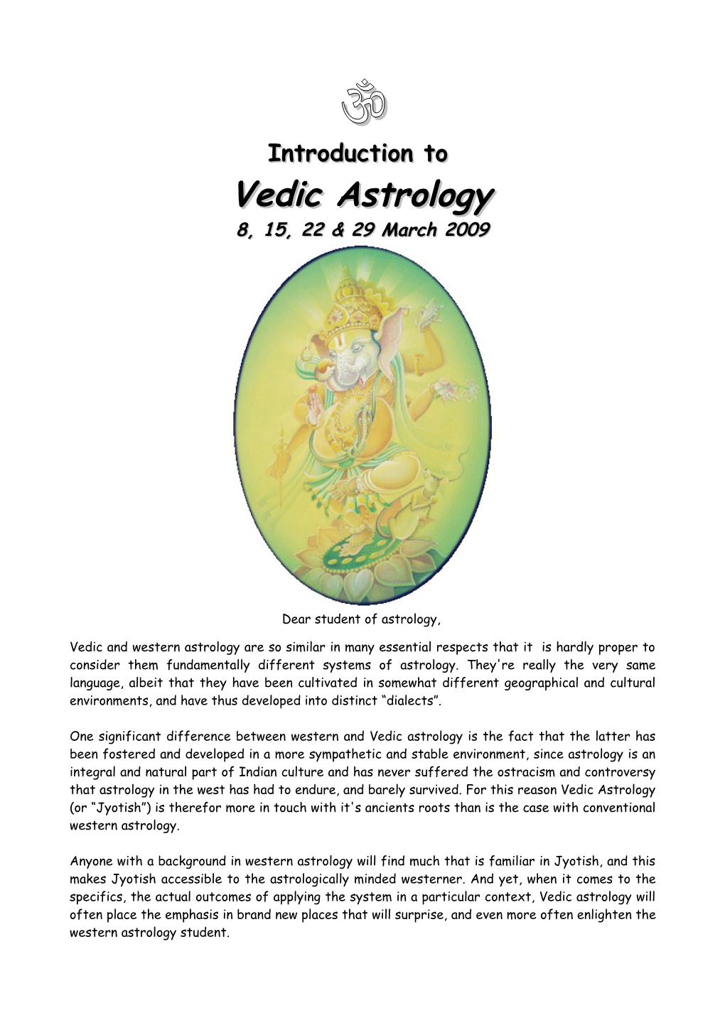 Vedic Astrology