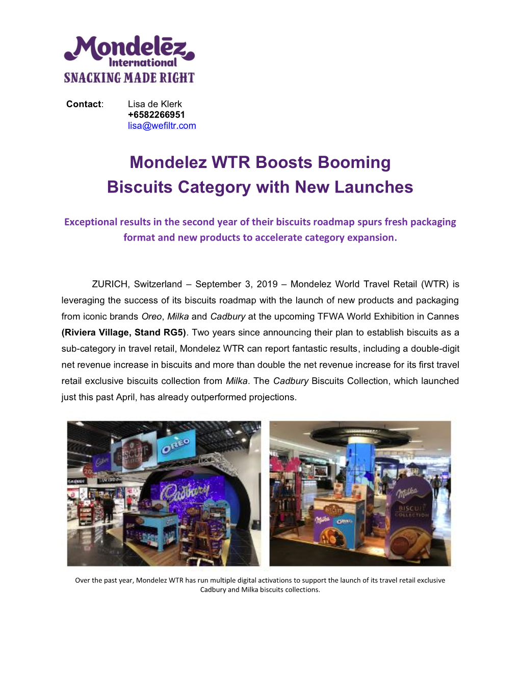 Mondelez WTR Boosts Booming Biscuits Category with New Launches