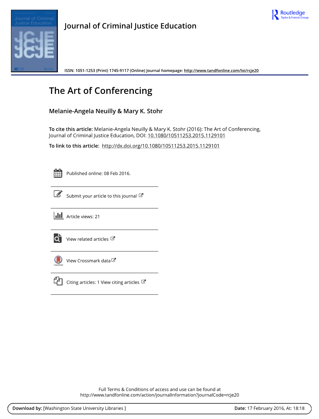 The Art of Conferencing