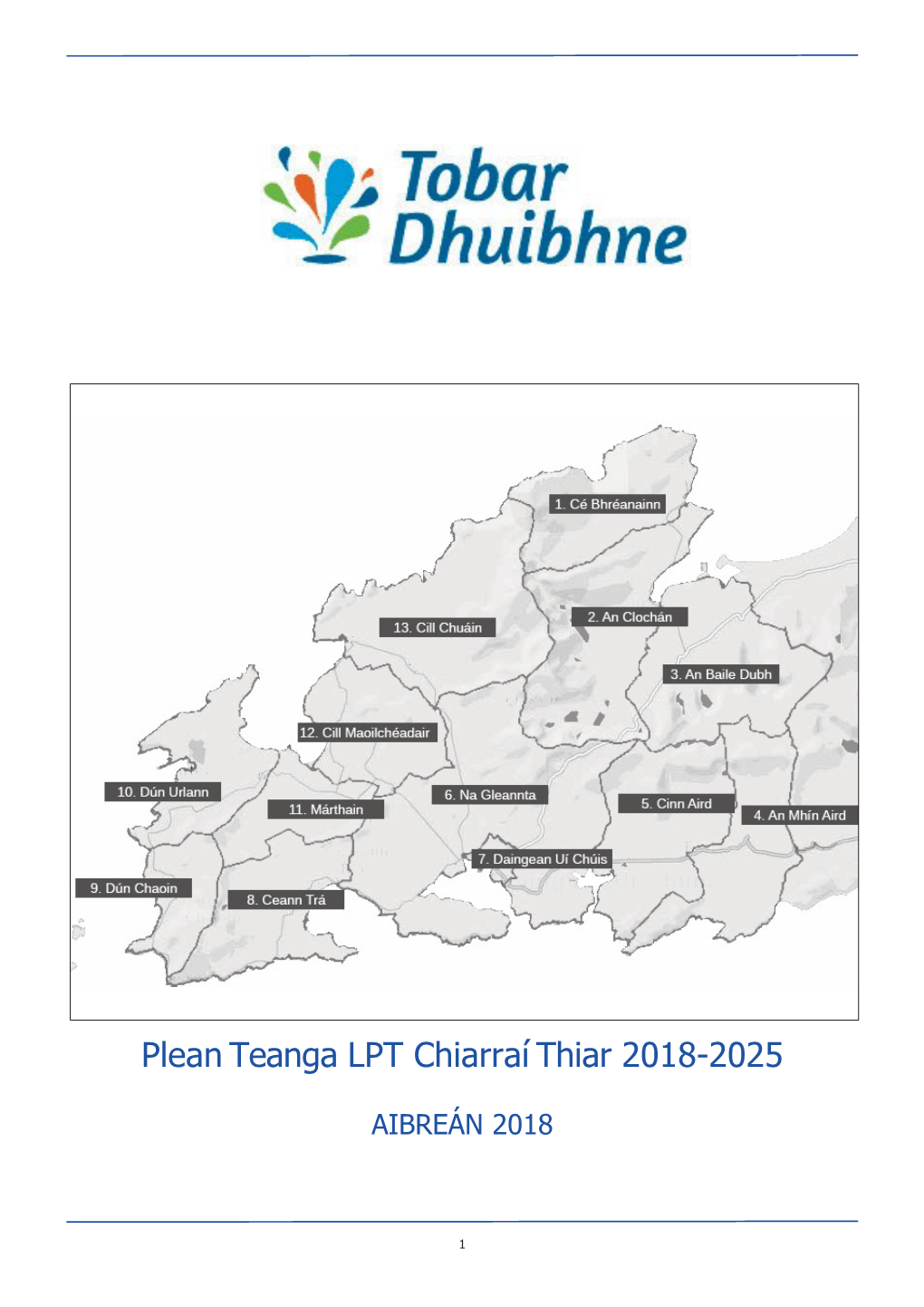Plean Teanga LPT Chiarraí Thiar 2018-2025