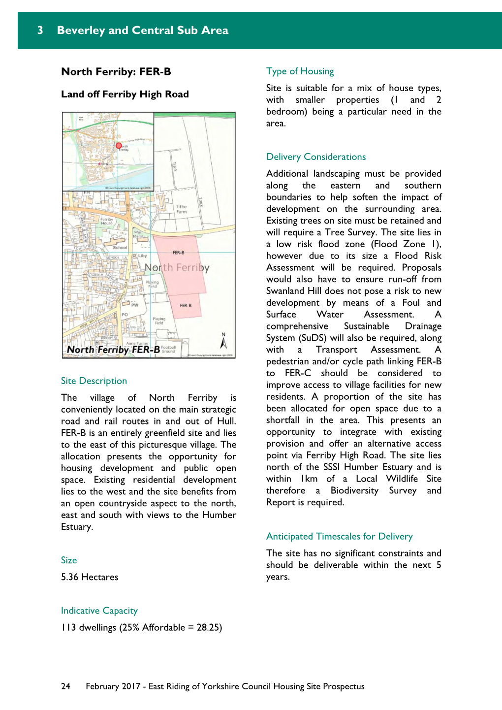 3 Beverley and Central Sub Area