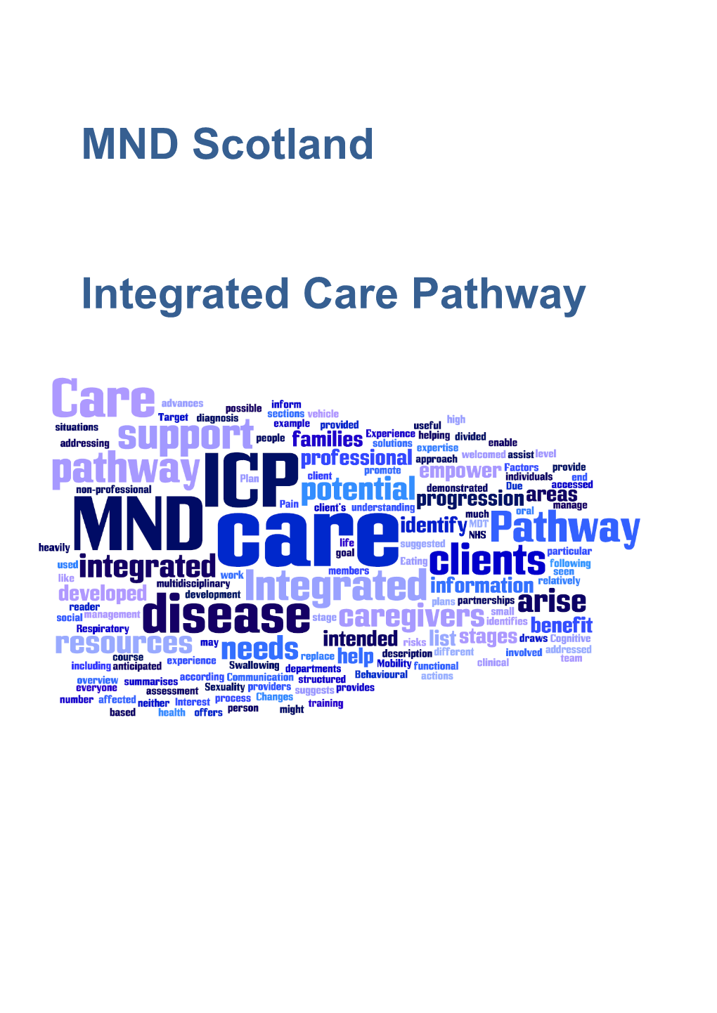 MND Scotland Integrated Care Pathway – Mobility