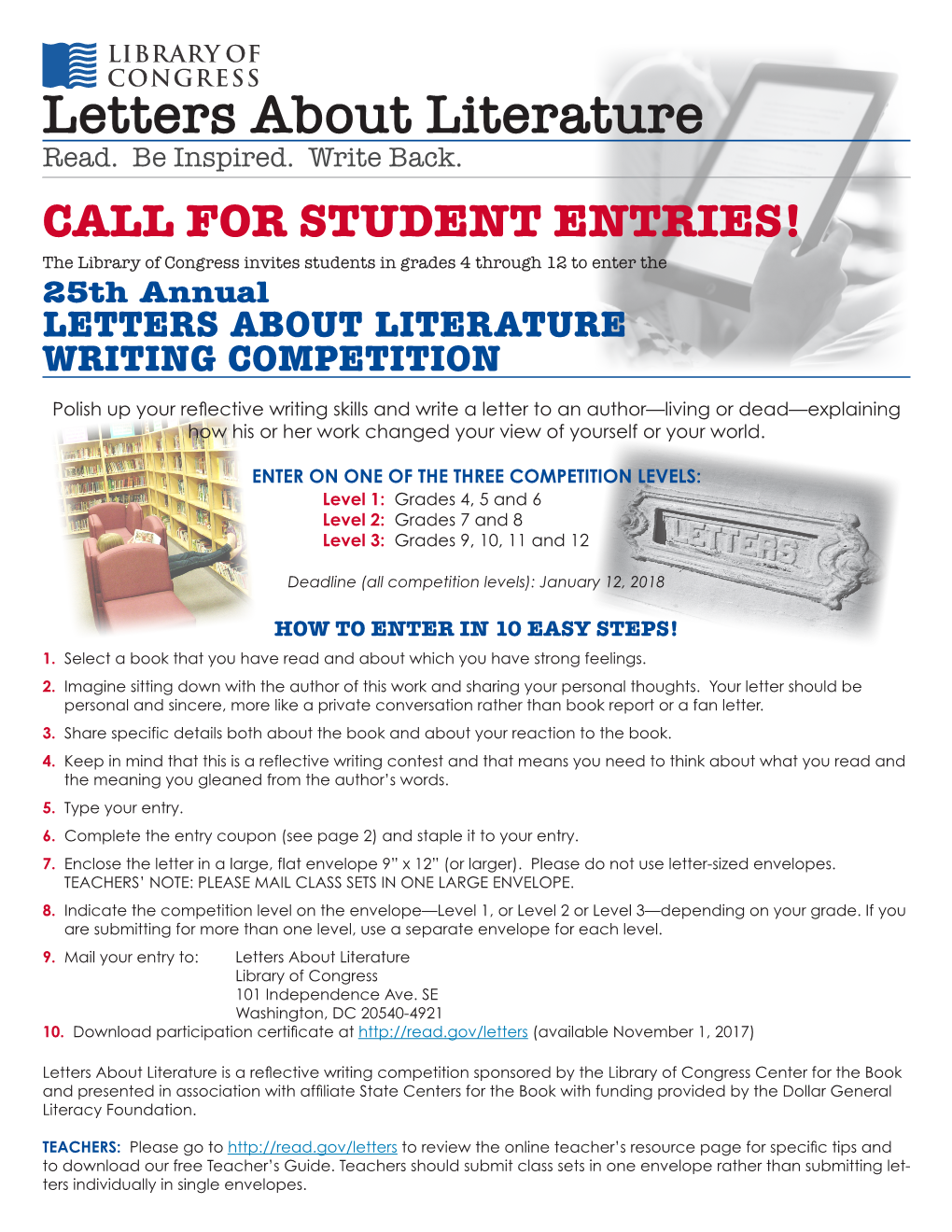 Letters About Literature Read