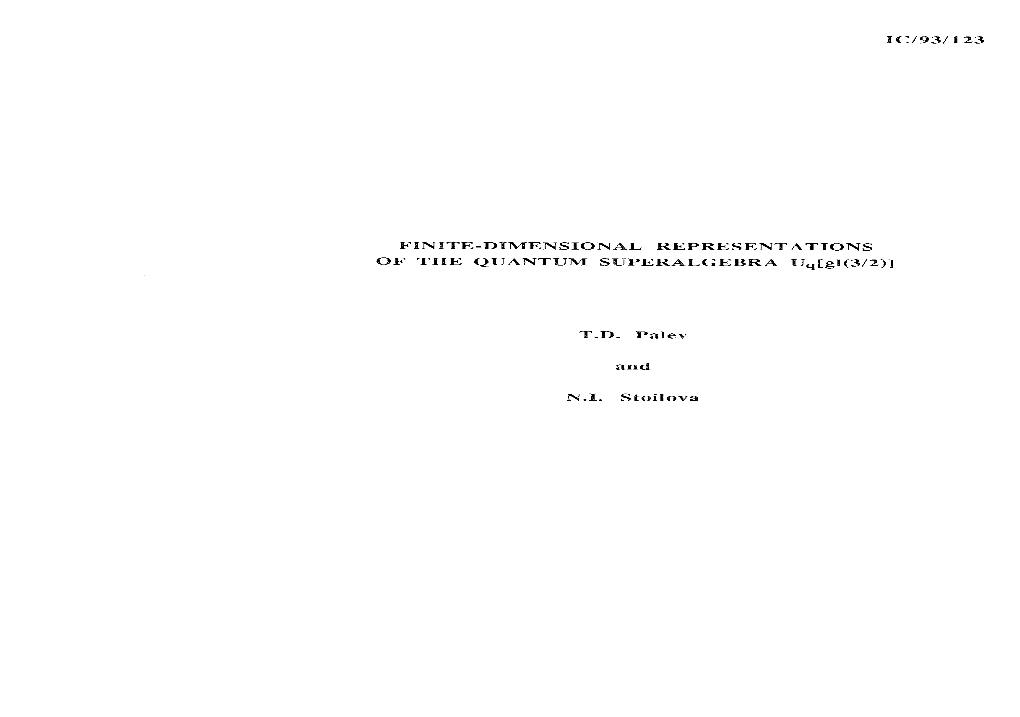 Finite-Dimensional Representations of the Quantum Superalgebra U Q [Gl