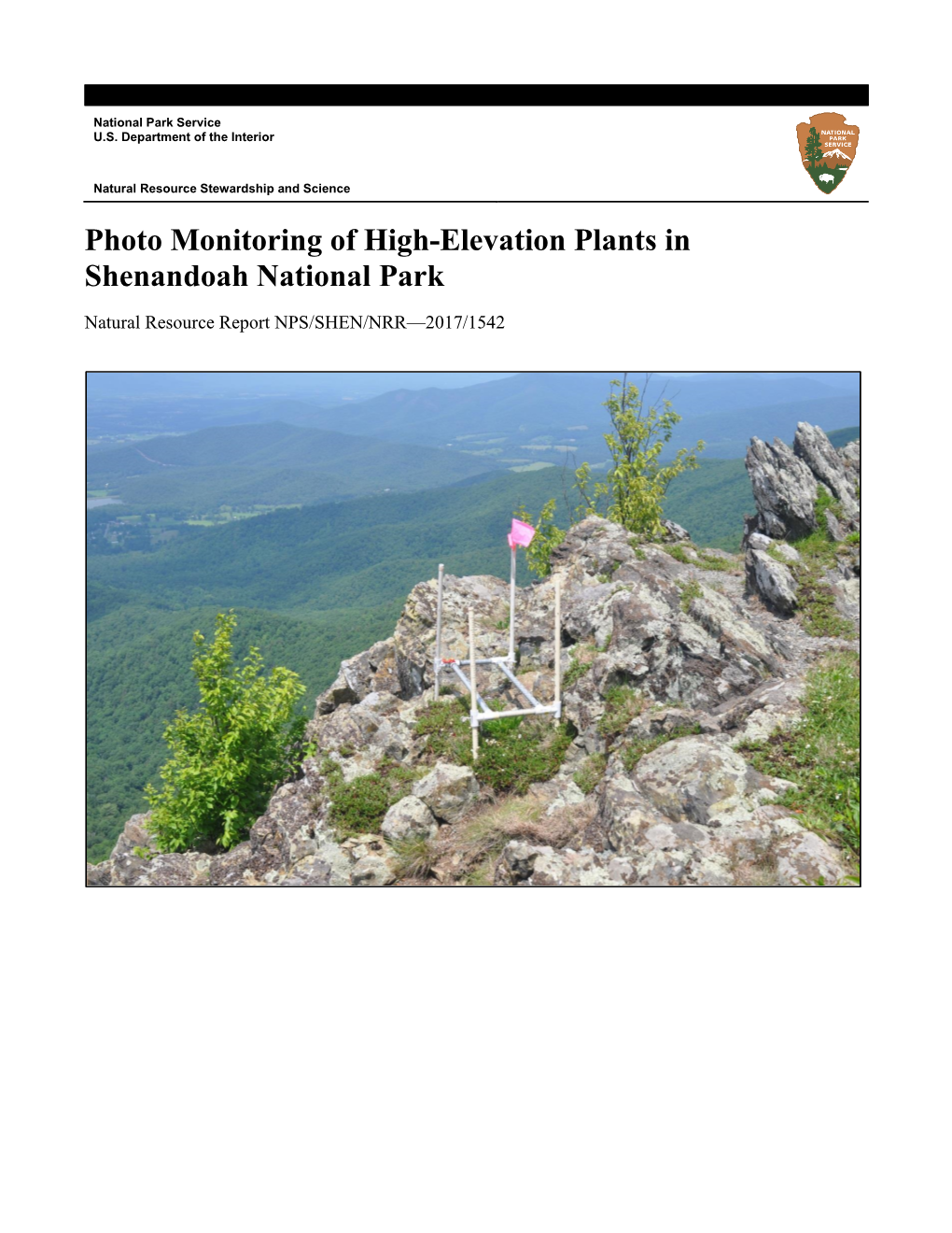 Photo Monitoring of High-Elevation Plants in Shenandoah National Park