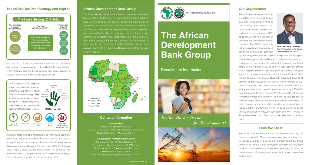 The African Development Bank Group