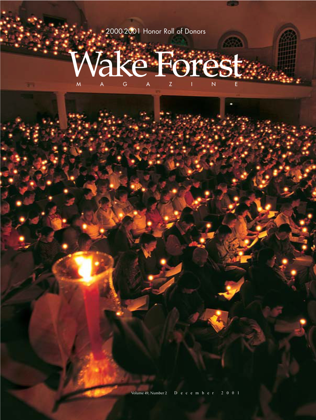 Wake Forest Magazine December 2001