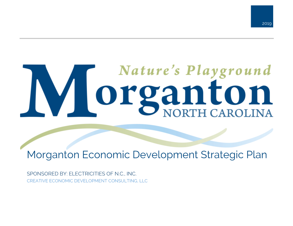 Morganton Economic Development Strategic Plan