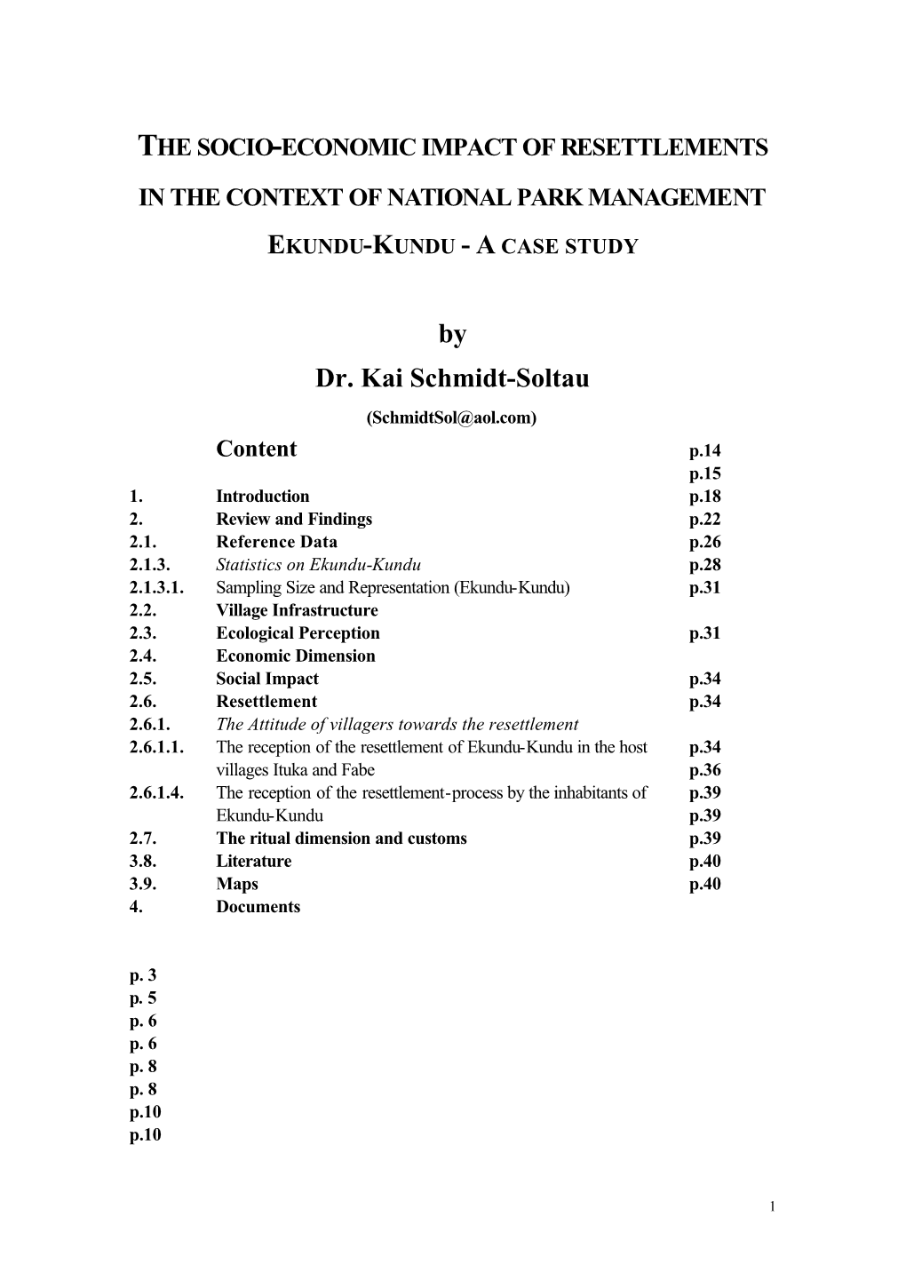 A CASE STUDY by Dr. Kai Schmidt