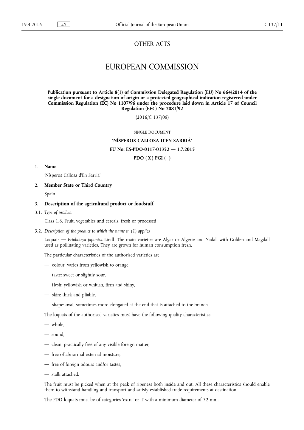 Of Commission Delegated Regulation (EU)