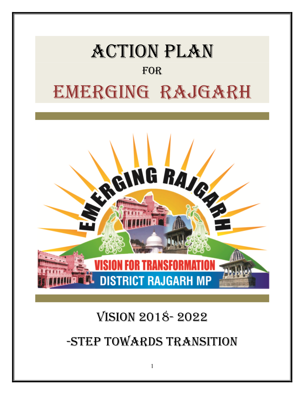 Action Plan Emerging Rajgarh