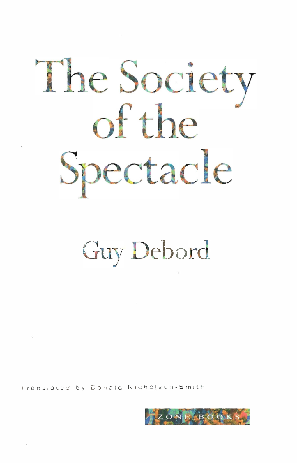 Society of the Spectacle