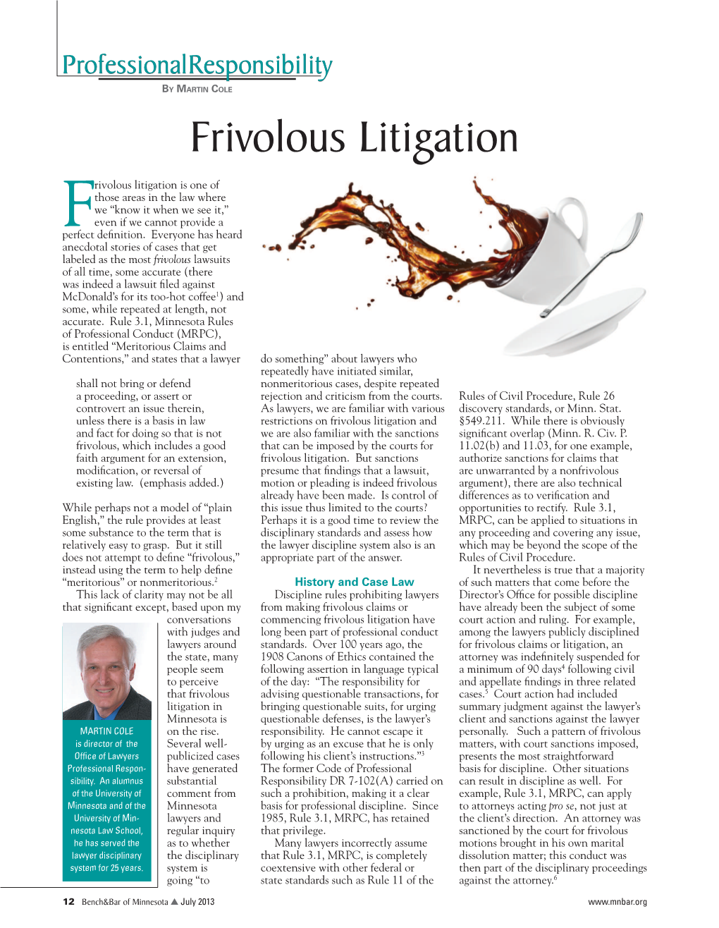 Frivolous Litigation