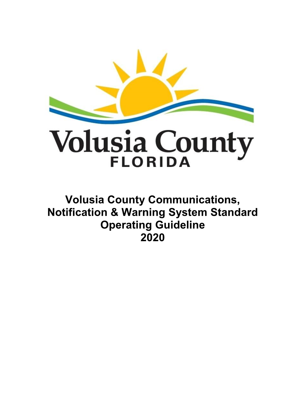 Volusia County Communications, Notification & Warning System