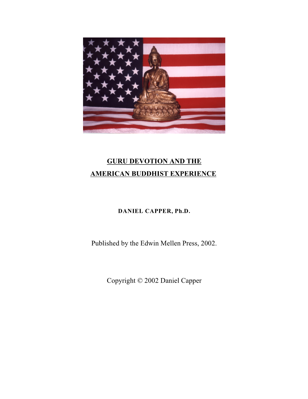 Guru Devotion and the American Buddhist Experience