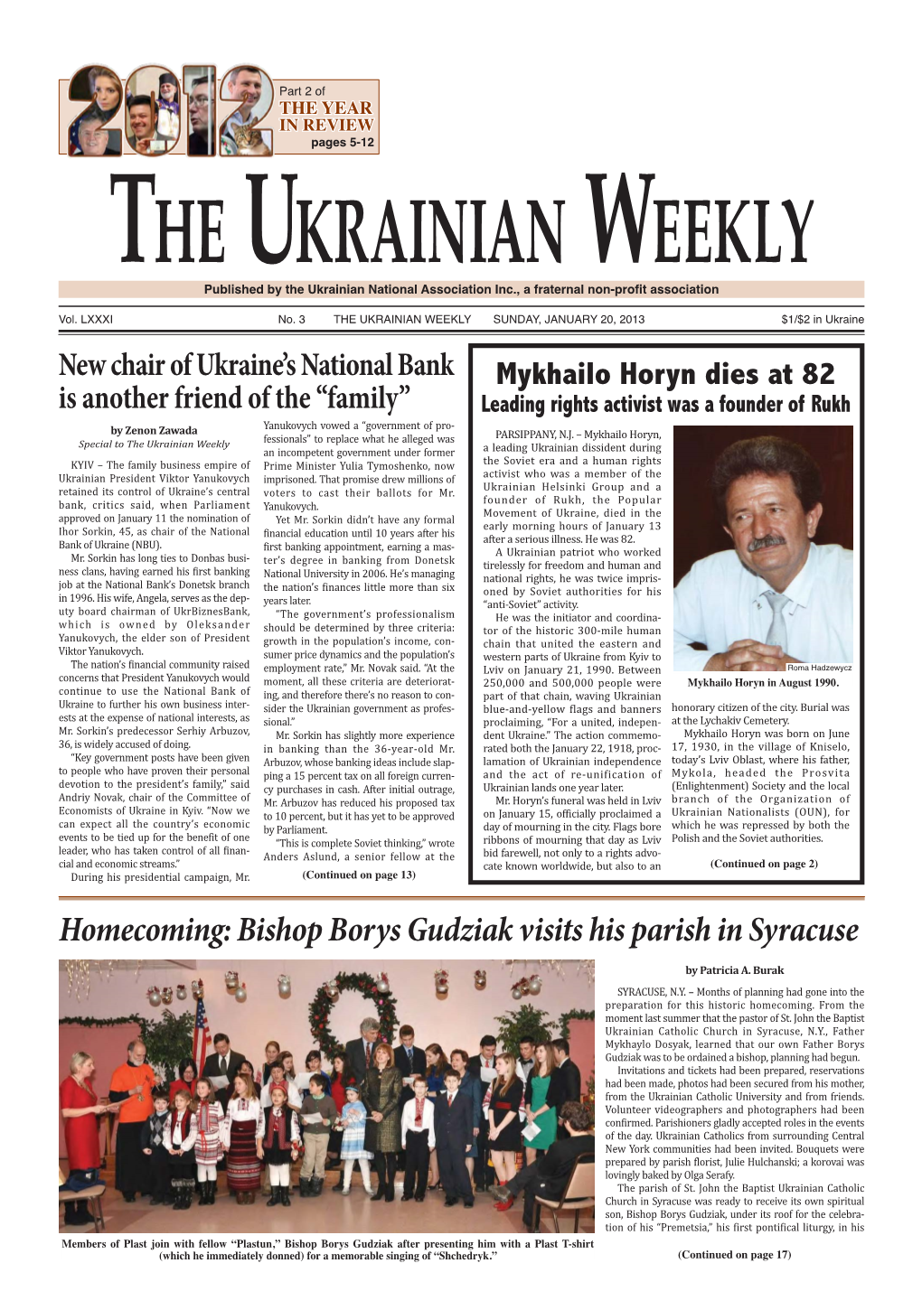 The Ukrainian Weekly 2013, No.3