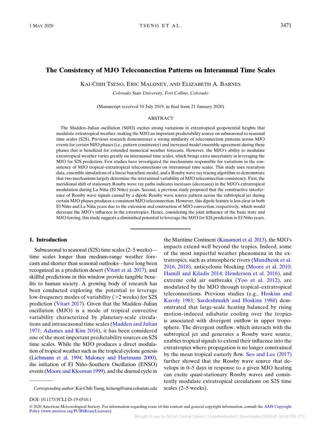 The Consistency of MJO Teleconnection Patterns on Interannual Time Scales