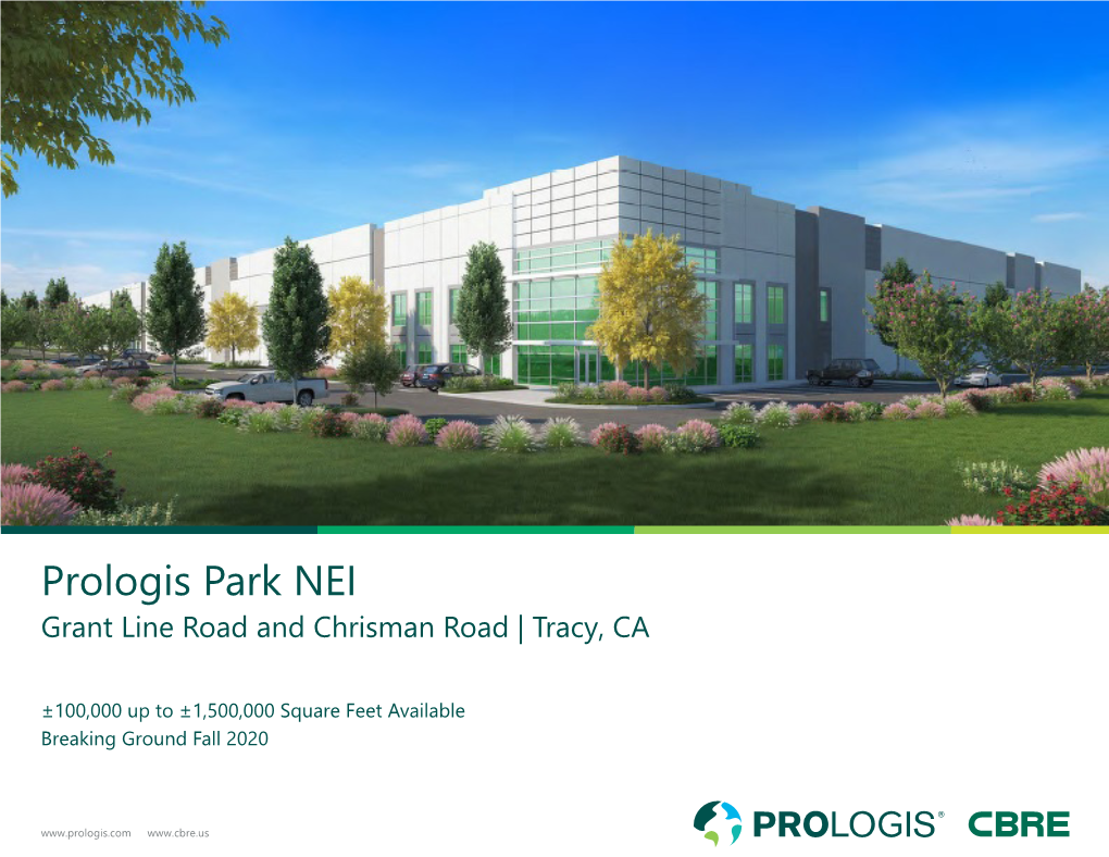 Prologis Park NEI Grant Line Road and Chrisman Road | Tracy, CA