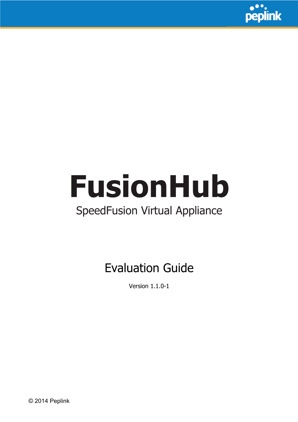 Fusionhub Speedfusion Virtual Appliance