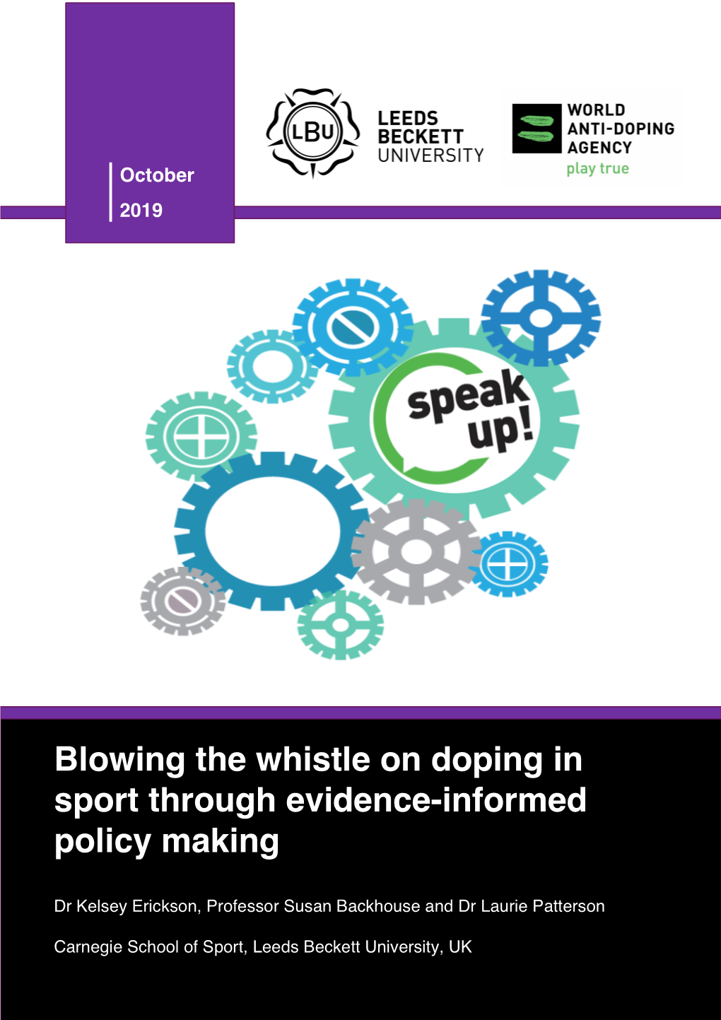 Blowing the Whistle on Doping in Sport Through Evidence-Informed Policy Making