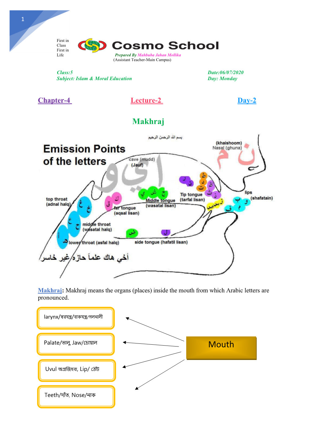 Class 5, Chapter 4, Lecture 2.Pdf