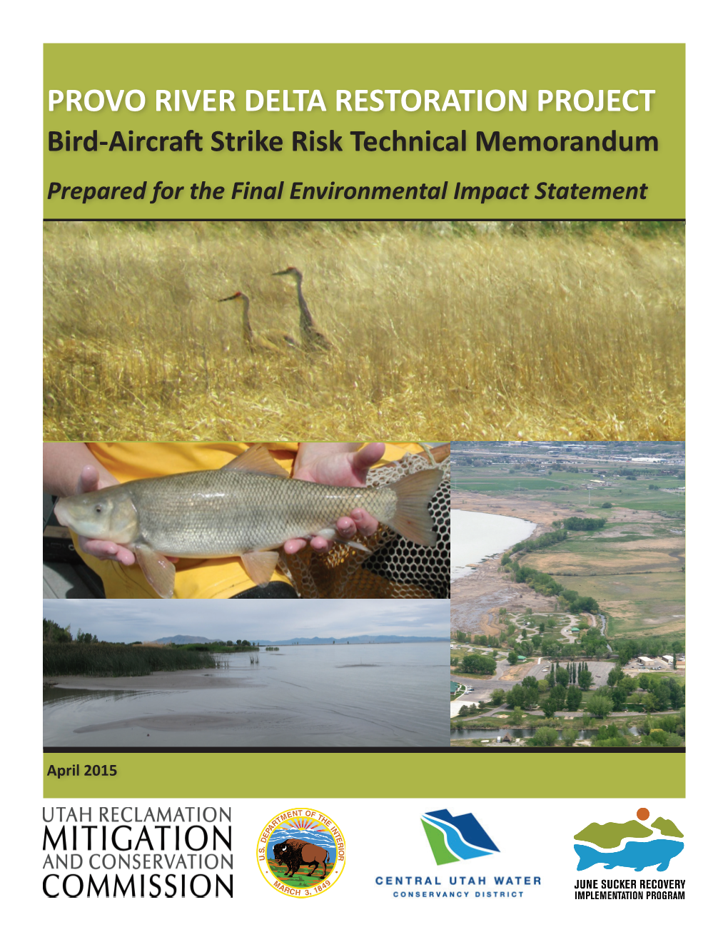 PROVO RIVER DELTA RESTORATION PROJECT Bird-Aircraft Strike Risk Technical Memorandum Prepared for the Final Environmental Impact Statement