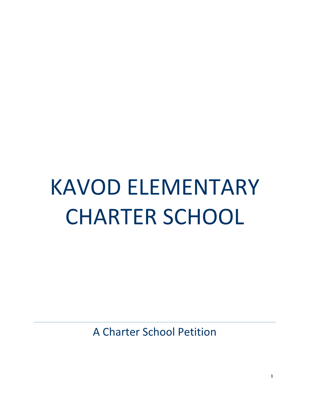 Kavod Elementary Charter School
