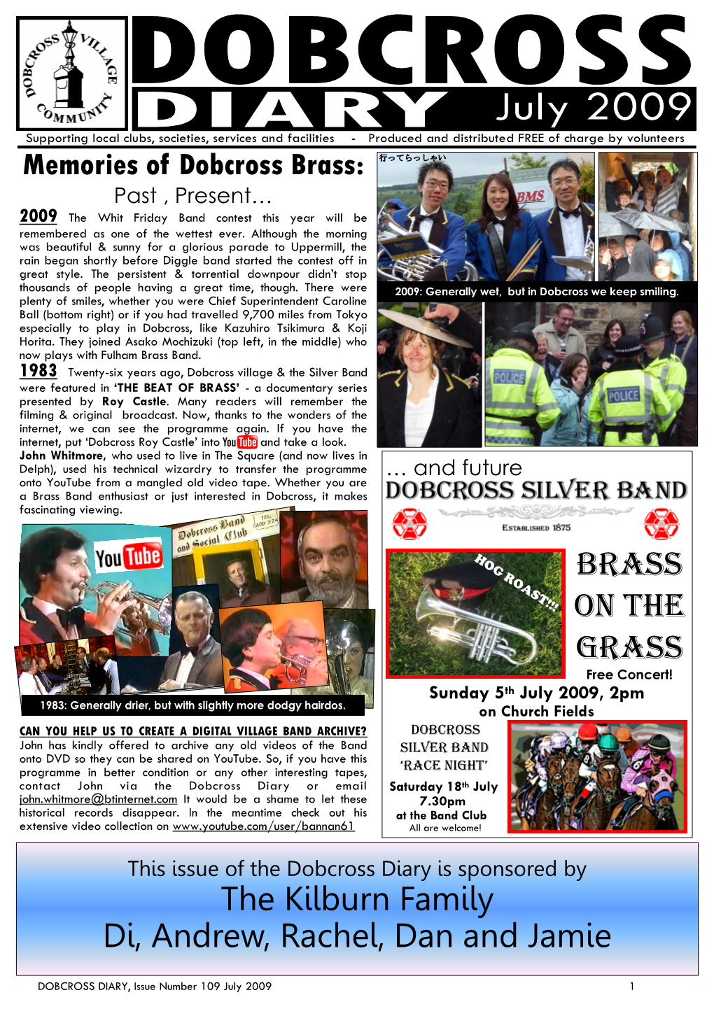 Memories of Dobcross Brass: 行ってらっしゃい